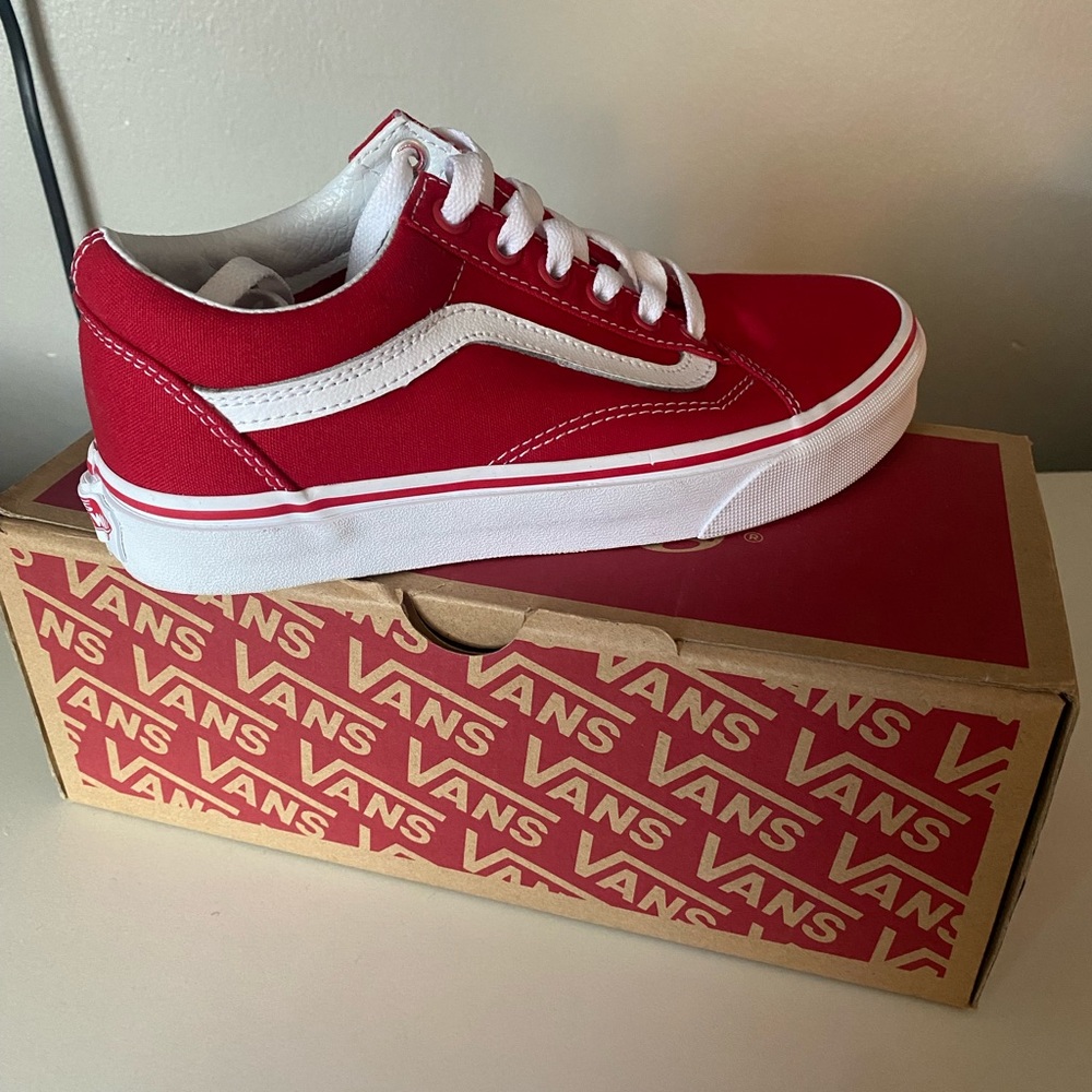Red Old Skool Vans